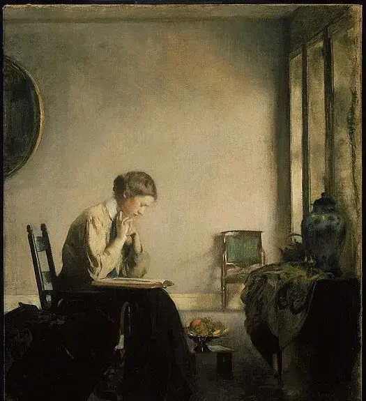 So beautiful! Edmund Charles Tarbell, a painter who influenced America for half a century Photo 31